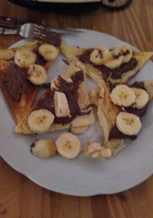 Una foto de Waffles caseros sin waflera
