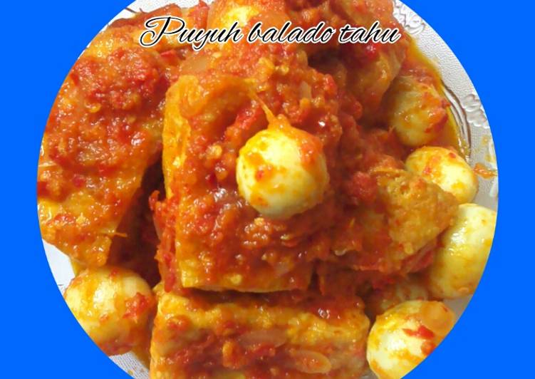 Langkah Mudah untuk Membuat Puyuh balado tahu, Enak Banget