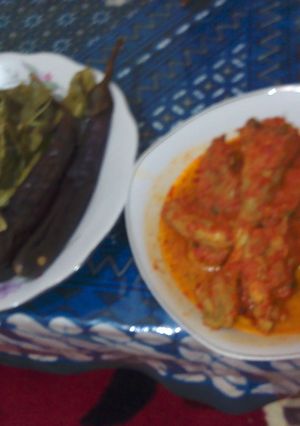Foto resep Asam padeh ayam kampuang uwok taruang jo pucuak ubi