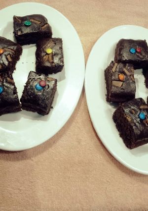 A picture of Fudgy brownie recipe.