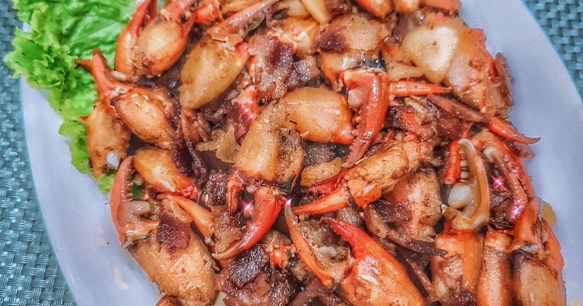 Resep Caramelized butter crab leg a.k.a Kepiting mentega oleh Stevannie Lengkong Oei Cookpad