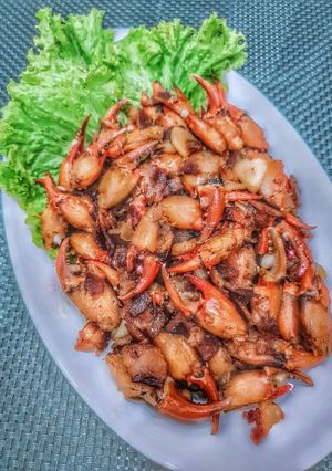 Foto resep Caramelized butter crab leg a.k.a Kepiting mentega