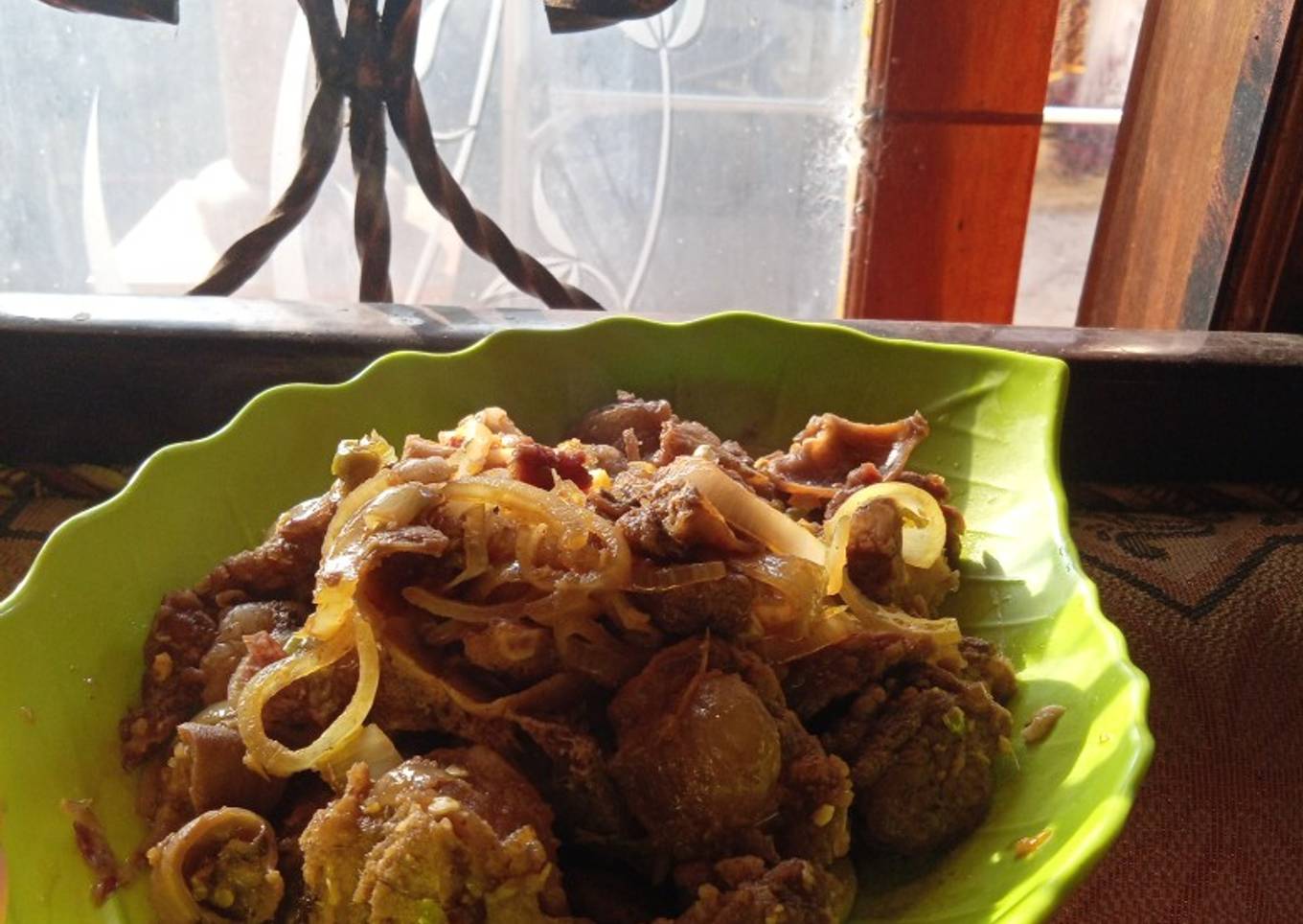 15. Daging sapi bawang Bombay 😋