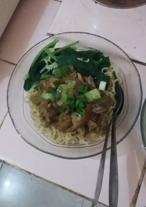 Foto resep Mi Ayam Bumbu Bacem