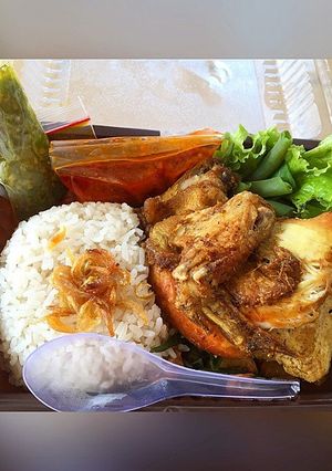 Foto resep Ayam penyet sambal rawit