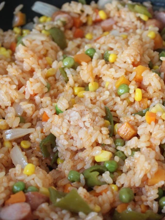 Easy Steps to Prepare Ketchup Rice the Delicious Makes you drool
