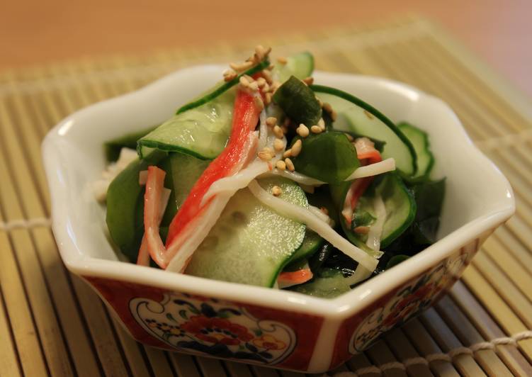 Recipe of Perfect Kids-friendly Cucumber Vinaigrette Salad