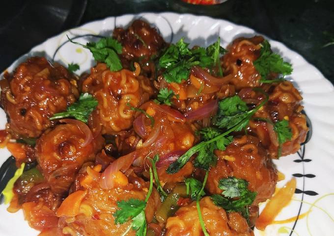 Maggi crispy manchurian