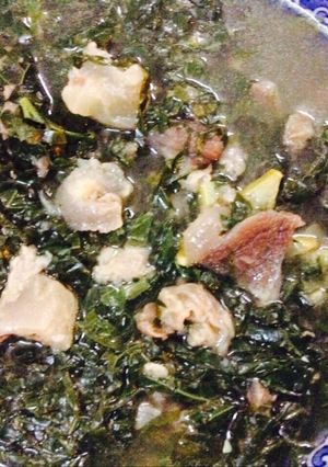 Hình của món Gân bò lá lốt.