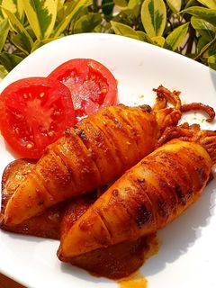 Foto resep Cumi Gembul Panggang Teflon