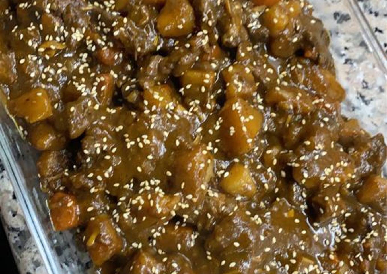 Beef,irish potatoes & carrot stew