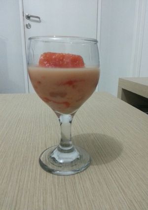 Foto resep Es pepaya kolang kaling santan