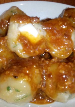 Foto resep Pentol kanji isi putih telur
