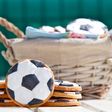Galletas glasa balón de futbol
