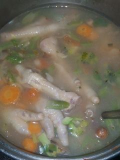 Foto resep Soup ceker sederhana tanpa ulek bumbu