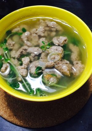 Hình của món Canh rau mầm.