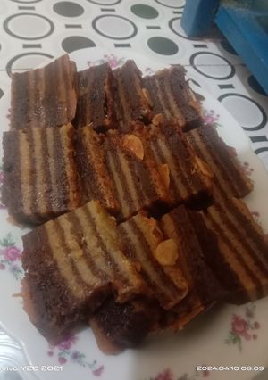Foto resep Janupri (Lapis Coklat) khas Palembang