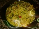 Fideos con pollo al curry by ya'acov
