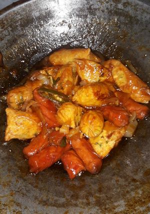 Foto resep Rolade telor sosis saos tiram