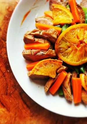 รูปของ อกเป็ดย่างซอสส้ม(Duck l'orange)