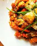 ปาท่องโก๋ผัดพริกแกงไก่