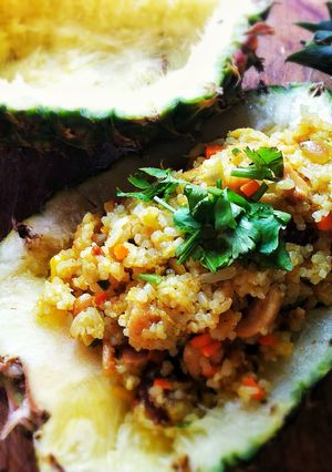 A picture of Pineapple Fried Rice (Slow Cooker).
