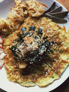 รูปของ บะหมี่ชุบไข่ทรงเครื่อง