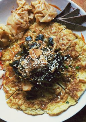 รูปของ บะหมี่ชุบไข่ทรงเครื่อง