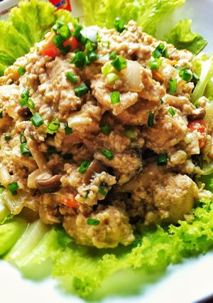 รูปของ ไก่ผัดไวท์ซอสเต้าหู้