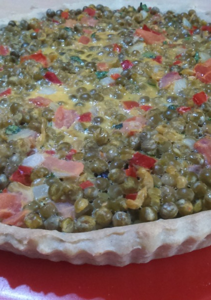Una foto de Tarta de arvejas (vegetariana y vegana)!