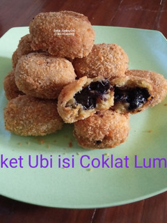 Foto resep Kroket Ubi isi Coklat Lumer