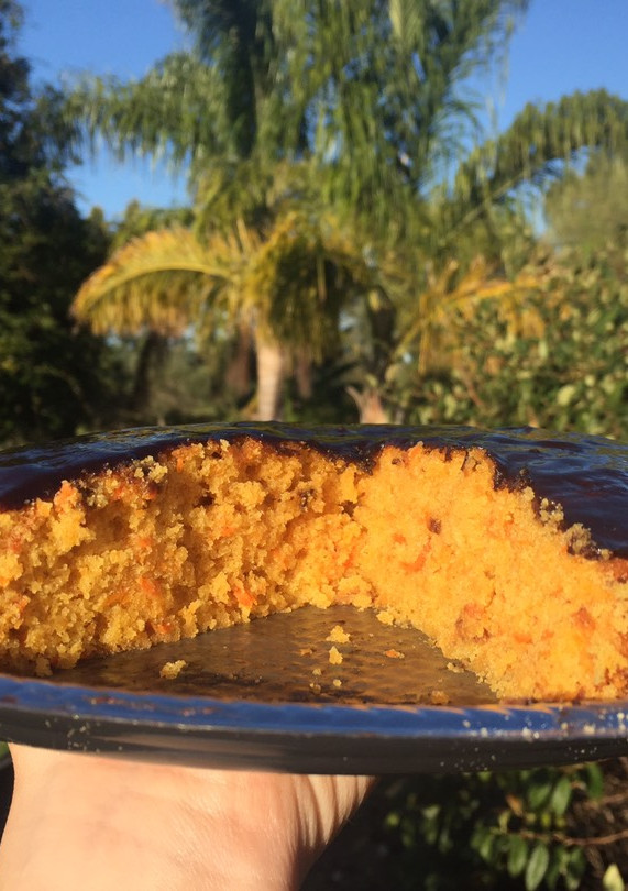Una foto de Carrot cake