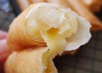 Update, Serving Recipe Cheese Spring Rolls Delicious