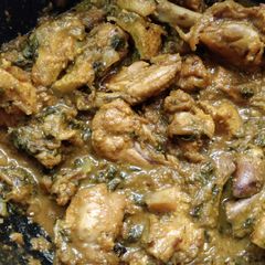 A picture of Methi (Fenugreek) Chicken.