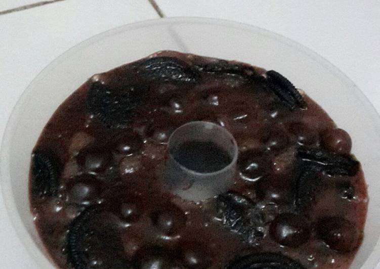 Pudding coklat oreo chic