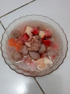 Foto resep Sop Sosis Sapo Baso