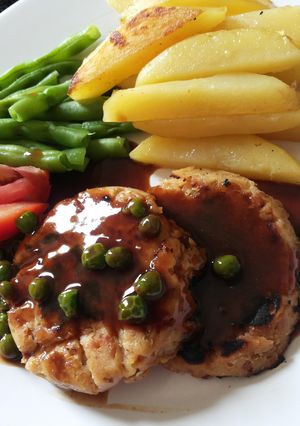 Foto resep STEAK TEMPE SAOS TERIYAKI