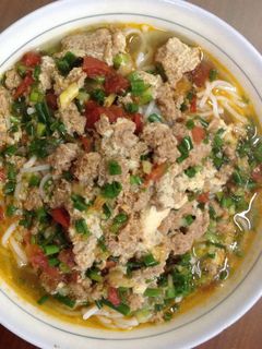 Hình của món Bún riêu cua.