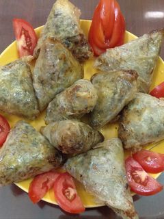 Hình của món Nem ngao.