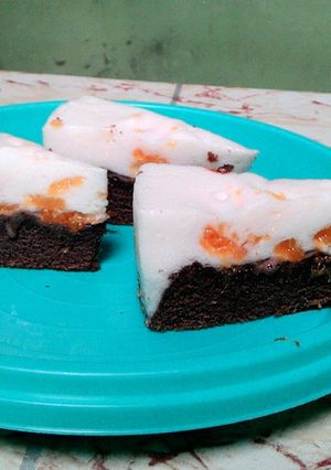 Foto resep Cake coklat,puding busa jeruk yg super enak!!!