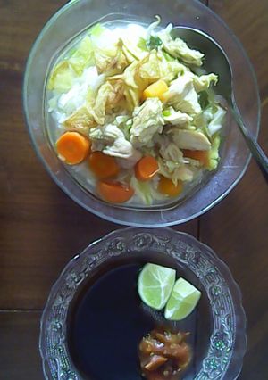 Foto resep soto ayam wortel