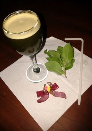 Foto resep jus daun luntas