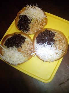 Foto resep terang bulan mini coklat kacang keju