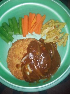 Foto resep STSS (steak tempe sangat sederhana)