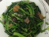 CẢI NGỒNG XÀO LÒNG GÀ