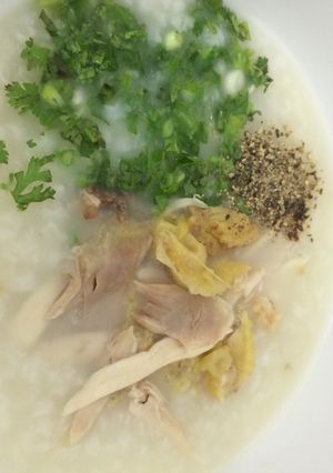 Hình của món CHÁO GÀ.