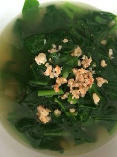 Hình của món Canh Mồng Tơi Nấu Tôm.
