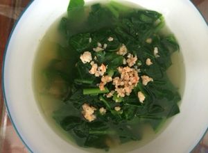 Hình của món Canh Mồng Tơi Nấu Tôm.