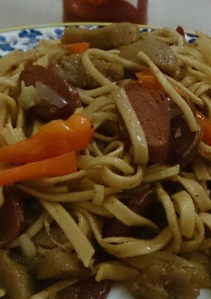 Foto resep mie goreng pedassss komplit