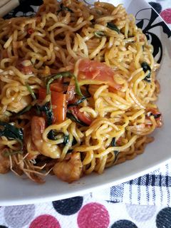Foto resep Mie Goreng Kangkung Terasi